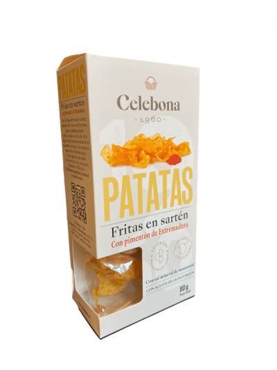 Patatas fritas en sartén con pimentón Celebona