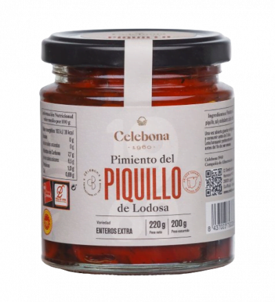 Pimientos del piquillo enteros.