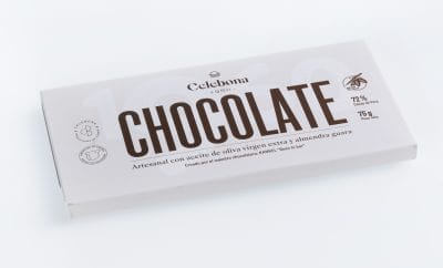 Chocolate con AOVE y almendra Guara